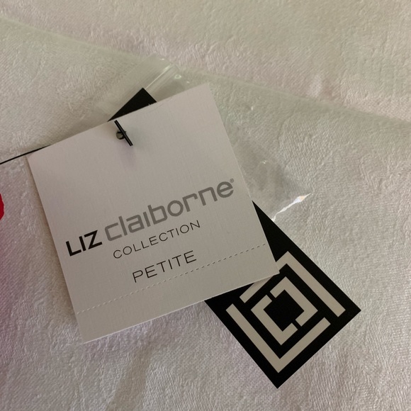 LIZ CLAIBORNE RED SUMMER RUFFLED TOP PET LARGE NWT - Picture 6 of 7